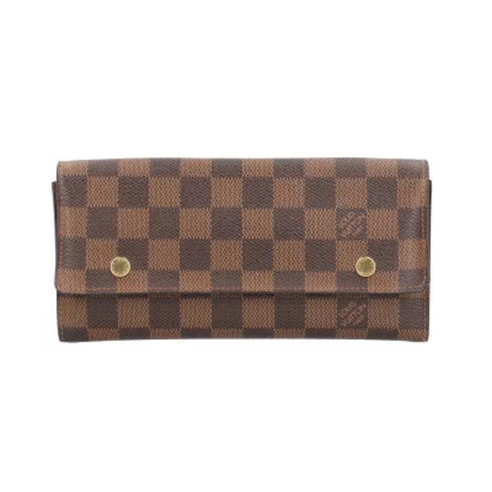 Louis Vuitton Portefeuille Long Modulable Damier Wallet Canvas